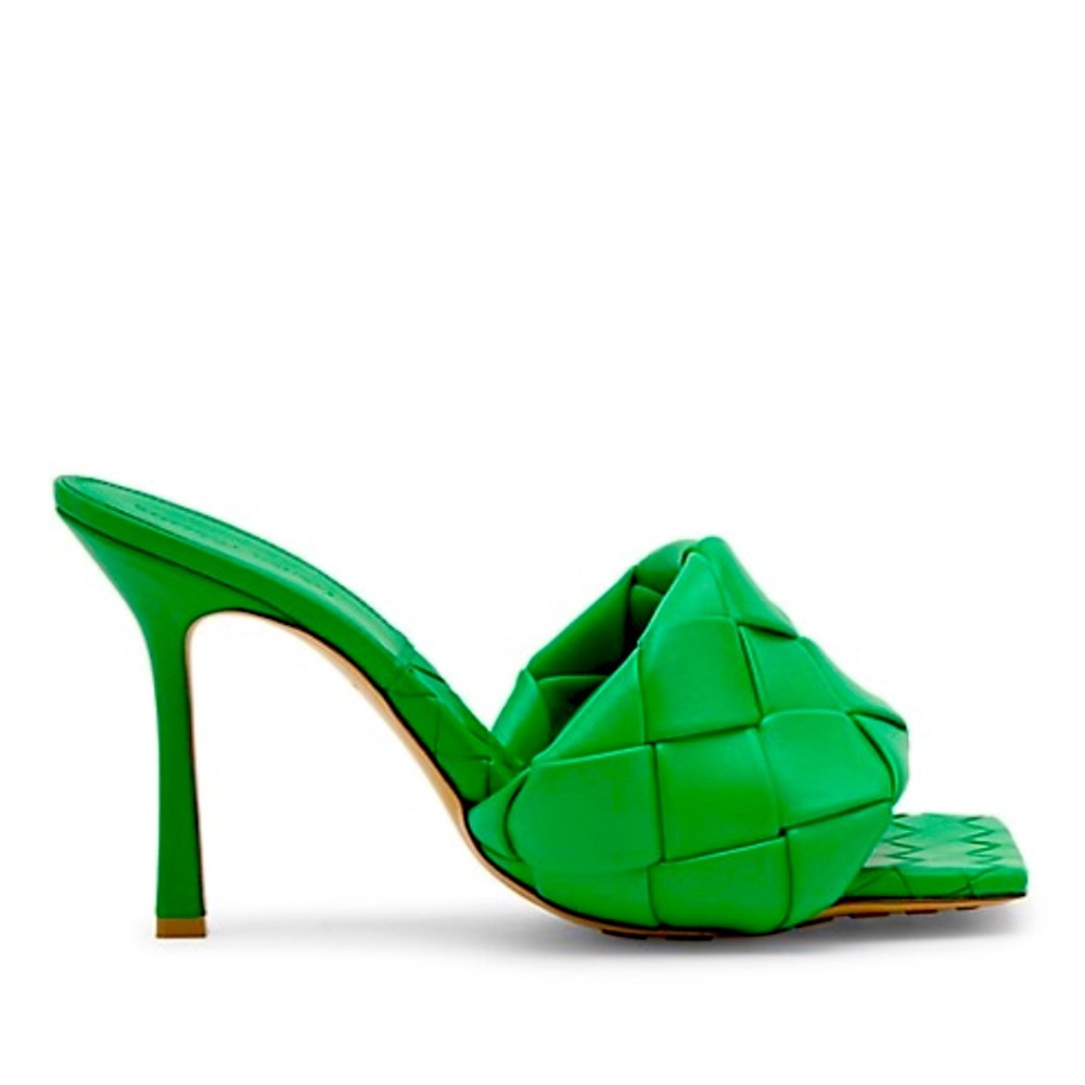COPY - Bottega Veneta Lido Mules in color Grass